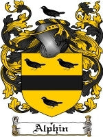Alphin coat of arms family crest download