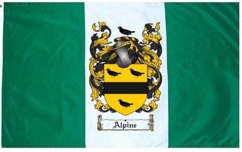 Alpine family crest coat of arms flag