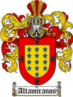 Altamiranos coat of arms family crest download