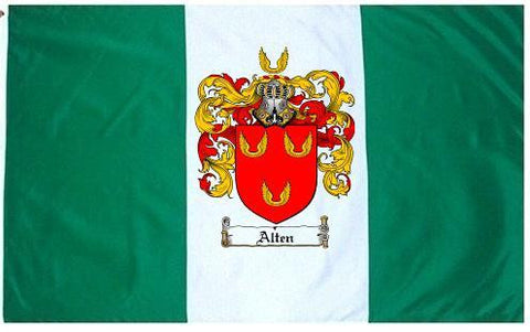 Alten family crest coat of arms flag