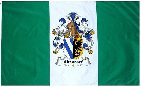 Altendorf family crest coat of arms flag