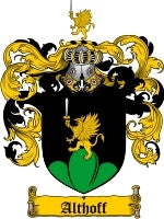 Althoff coat of arms family crest download