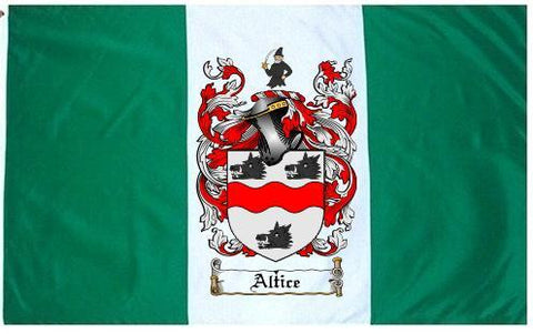 Altice family crest coat of arms flag