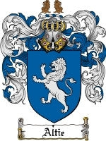 Altie coat of arms family crest download
