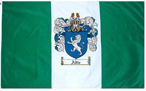 Altie family crest coat of arms flag