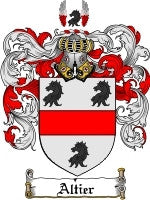 Altier coat of arms family crest download