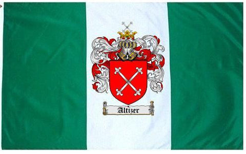 Altizer family crest coat of arms flag