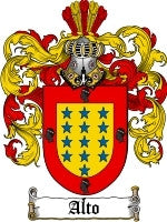 Alto coat of arms family crest download