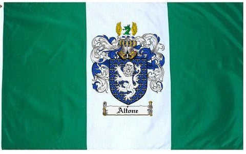 Altone family crest coat of arms flag