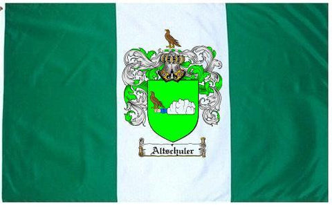 Altschuler family crest coat of arms flag