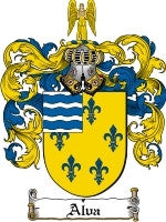 Alva coat of arms family crest download