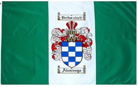 Alvarenga family crest coat of arms flag