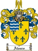 Alvaro coat of arms family crest download