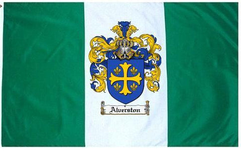 Alverston family crest coat of arms flag