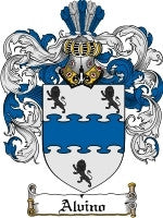 Alvino coat of arms family crest download