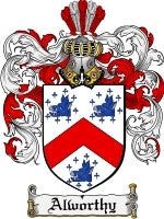 Alworthy coat of arms family crest download