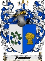 Amacker coat of arms family crest download
