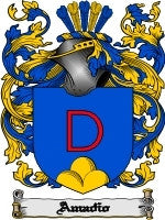 Amadio coat of arms family crest download