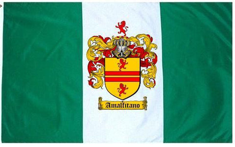 Amalfitano family crest coat of arms flag