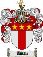 Aman coat of arms family crest download