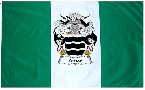 Amar family crest coat of arms flag