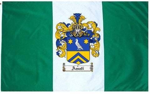 Amati family crest coat of arms flag