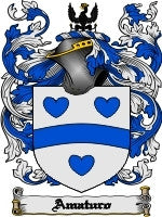 Amaturo coat of arms family crest download