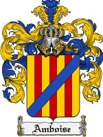 Amboise coat of arms family crest download