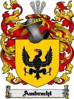 Ambrecht coat of arms family crest download