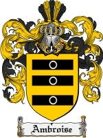 Ambroise coat of arms family crest download