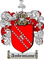 Ambrosiano coat of arms family crest download
