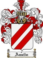 Amelin coat of arms family crest download