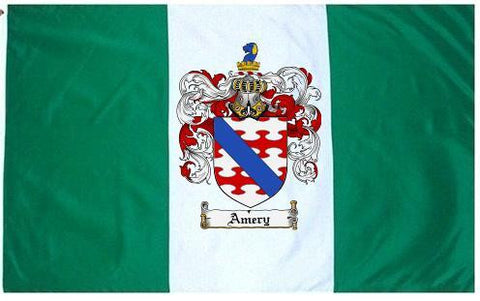 Amery family crest coat of arms flag