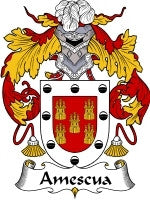 Amescua coat of arms family crest download