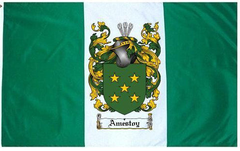 Amestoy family crest coat of arms flag