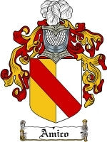 Amico coat of arms family crest download