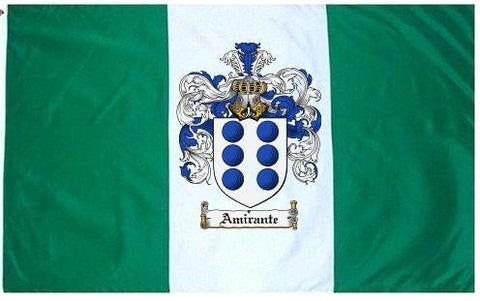 Amirante family crest coat of arms flag