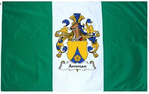 Amman family crest coat of arms flag