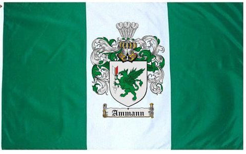 Ammann family crest coat of arms flag