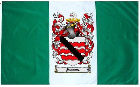 Amoore family crest coat of arms flag