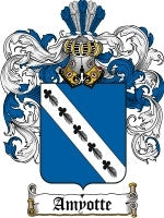 Amyotte coat of arms family crest download