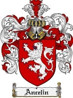 Ancelin coat of arms family crest download