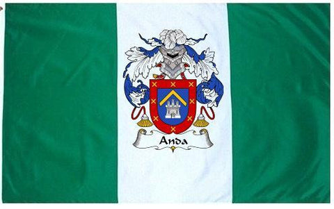 Anda family crest coat of arms flag