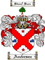 Andersen coat of arms family crest download