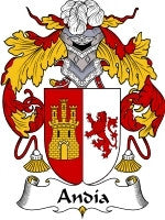 Andia coat of arms family crest download