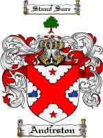 Andirston coat of arms family crest download