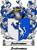 Andreasen' coat of arms family crest download