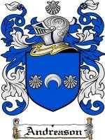 Andreason coat of arms family crest download