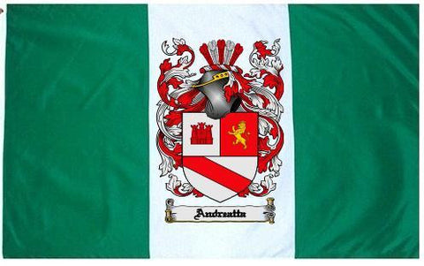 Andreatta family crest coat of arms flag