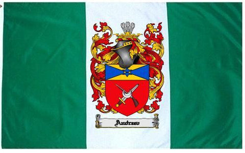 Andreev family crest coat of arms flag